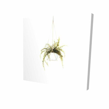 FONDO 32 x 32 in. Suspended Fern-Print on Canvas FO2790710